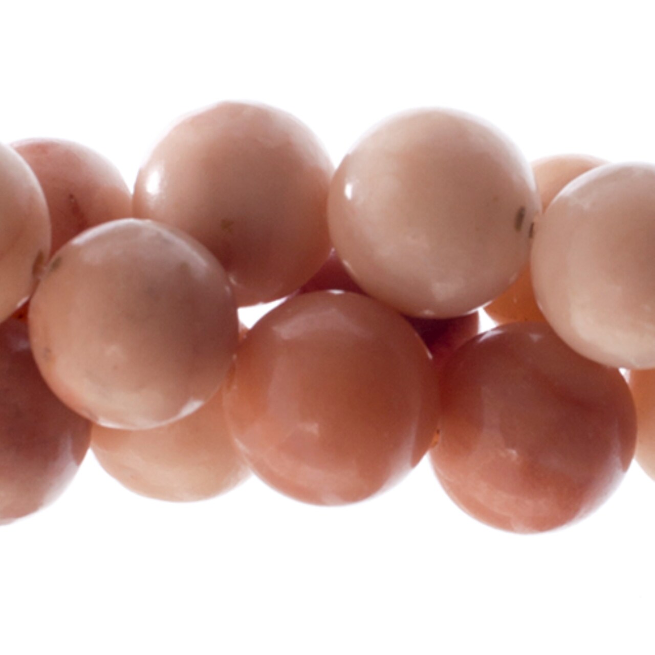 Earth's Jewel 7" Peach Aventurine Natural Semi-Precious Strung Bead